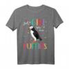 Just A Girl Who Loves Puffins T-Shirt – Perfektes Geschenk für Puffin-Liebhaberinnen und Naturschutzfans