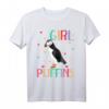 Just A Girl Who Loves Puffins T-Shirt – Perfektes Geschenk für Puffin-Liebhaberinnen und Naturschutzfans