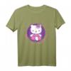 Hello Kitty Peace and Love Yoga T-Shirt - Offiziell lizenzierte Sanrio Bekleidung für Fans und Yogis