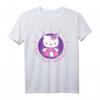 Hello Kitty Peace and Love Yoga T-Shirt - Offiziell lizenzierte Sanrio Bekleidung für Fans und Yogis