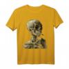 Vincent van Gogh Totenkopf mit brennender Zigarette T-Shirt – Einzigartiges Kunstmotiv für Kunstliebhaber & Fans von Van Gogh