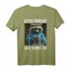 Kaffee Morgenmuffel Mitarbeiter Spruch Lustig Fun T-Shirt - Ironisches Geschenk für Kollegen, Teenager & Katzenliebhaber