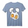 Gudetama Cute Double Yolk T-Shirt - Offiziell lizenzierte Sanrio Bekleidung für Fans und Sammler