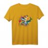 Western Cowboy Cat auf einem Hai mit Regenbogen in Taco Space - Lustiges, originelles Geschenk für Freunde, Familie und alle Anlässe