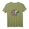 Western Cowboy Cat auf einem Hai mit Regenbogen in Taco Space - Lustiges, originelles Geschenk für Freunde, Familie und alle Anlässe