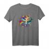 Western Cowboy Cat auf einem Hai mit Regenbogen in Taco Space - Lustiges, originelles Geschenk für Freunde, Familie und alle Anlässe