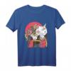 Japanische Kunstwerke Samurai Cat Anime T-Shirt – Perfektes Vintage Geschenk für Anime-, Kampfsport- und Otaku-Fans