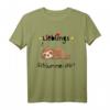 Lieblings Schlafshirt Faultier mit Herz - Buntes Cartoon Pyjama für Tierliebhaber und Kuschelzeit