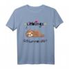 Lieblings Schlafshirt Faultier mit Herz - Buntes Cartoon Pyjama für Tierliebhaber und Kuschelzeit