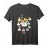 HapDeer in the Clouds Langarmshirt – Lustiges, offizielles Geburtstagsdesign für Männer und Frauen