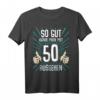 Lustiges 50. Geburtstag T-Shirt für Mann und Frau - Witzige Geschenkidee & Dekoration zum 50. Geburtstag 1974