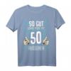 Lustiges 50. Geburtstag T-Shirt für Mann und Frau - Witzige Geschenkidee & Dekoration zum 50. Geburtstag 1974