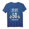 Lustiges 50. Geburtstag T-Shirt für Mann und Frau - Witzige Geschenkidee & Dekoration zum 50. Geburtstag 1974