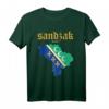 Sandzak Sandzaklija Novi Pazar Flagge T-Shirt – Stolzes Design für Bosniaken und Freunde von Sandzak
