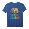 Offizielles Faultier Schlafshirt Nachthemd Pyjama – Lustiges Geschenk für Langschläfer, Morgenmuffel & Faultier-Fans