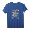 HapDeer Kingdom Hearts Group Shot Deep Dive Sketch T-Shirt - Offiziell lizenzierte Gaming Kleidung für Fans jeden Alters