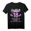 Lustiges 18. Geburtstag T-Shirt für Jungen und Mädchen - Originelle Geschenkidee & Dekoration für den besonderen Tag