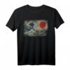 Old School Japanese Kanagawa The Great Wave Tattoo T-Shirt - Vintage Ukiyo-e Kunst für Anime, Manga & Harajuku Fans