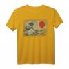 Old School Japanese Kanagawa The Great Wave Tattoo T-Shirt - Vintage Ukiyo-e Kunst für Anime, Manga & Harajuku Fans