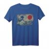 Old School Japanese Kanagawa The Great Wave Tattoo T-Shirt - Vintage Ukiyo-e Kunst für Anime, Manga & Harajuku Fans