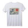 Old School Japanese Kanagawa The Great Wave Tattoo T-Shirt - Vintage Ukiyo-e Kunst für Anime, Manga & Harajuku Fans
