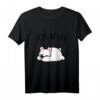 Eisbär Schlafshirt Pyjama Nachthemd - Lustiges Müder Schlafbär T-Shirt, perfekte Schlafkleidung für Langschläfer & Geschenkidee