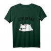 Eisbär Schlafshirt Pyjama Nachthemd - Lustiges Müder Schlafbär T-Shirt, perfekte Schlafkleidung für Langschläfer & Geschenkidee