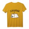Eisbär Schlafshirt Pyjama Nachthemd - Lustiges Müder Schlafbär T-Shirt, perfekte Schlafkleidung für Langschläfer & Geschenkidee