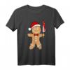 Lustiges Lebkuchenmann T-Shirt mit Bösem Design – Perfekt für Weihnachten, Weihnachtsfeier und als witziges Geschenk für Damen und Herren