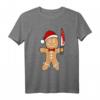 Lustiges Lebkuchenmann T-Shirt mit Bösem Design – Perfekt für Weihnachten, Weihnachtsfeier und als witziges Geschenk für Damen und Herren