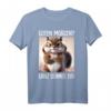 Guten Morgen! Dünnes Eis Kaffee Spruch T-Shirt – Lustiges Geschenk für Morgenmuffel, Schichtarbeiter & Katzenliebhaber