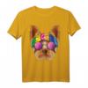 Hippie Yorkshire Terrier Liebe Friedenszeichen 70er Jahre T-Shirt – Retro Style für Tierliebhaber & Friedensbotschafter