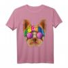 Hippie Yorkshire Terrier Liebe Friedenszeichen 70er Jahre T-Shirt – Retro Style für Tierliebhaber & Friedensbotschafter
