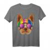 Hippie Yorkshire Terrier Liebe Friedenszeichen 70er Jahre T-Shirt – Retro Style für Tierliebhaber & Friedensbotschafter