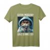 Guten Morgen Ganz Dünnes Eis Kaffee Spruch T-Shirt – Lustiges Geschenk für Morgenmuffel, Schichtarbeiter, Katzenliebhaber und humorvolle Menschen