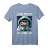 Guten Morgen Ganz Dünnes Eis Kaffee Spruch T-Shirt – Lustiges Geschenk für Morgenmuffel, Schichtarbeiter, Katzenliebhaber und humorvolle Menschen