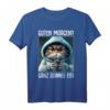 Guten Morgen Ganz Dünnes Eis Kaffee Spruch T-Shirt – Lustiges Geschenk für Morgenmuffel, Schichtarbeiter, Katzenliebhaber und humorvolle Menschen