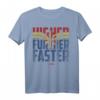 Captain Marvel Movie Higher Further Faster Graphic T-Shirt - Offiziell lizenziertes Marvel Fan-Shirt