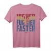 Captain Marvel Movie Higher Further Faster Graphic T-Shirt - Offiziell lizenziertes Marvel Fan-Shirt