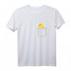 Gelbe süße Ente in der Tasche T-Shirt – Lustiges Tiermotiv für Entenfans, Kinder & Tierliebhaber, ideales Geschenk für Zoo, Geburtstag, Weihnachten & Ostern
