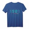 Lustiges 43. Geburtstag T-Shirt & Dekoration für Mann & Frau - Witzige Geschenkidee zum 43. Geburtstag 1981