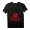 Hören Sie Ihr Herz Roxette Song T-Shirt mit Herz – Lustiges Geschenk für Familie, Freunde und besondere Anlässe