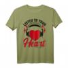 Hören Sie Ihr Herz Roxette Song T-Shirt mit Herz – Lustiges Geschenk für Familie, Freunde und besondere Anlässe