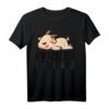 Offizielles Schlafshirt Pyjama Ziege Bock Geiss – Lustiges Geschenk für Langschläfer, Morgenmuffel und Ziegenfans, ideal als Bett- und Schlafzubehör für Damen und Herren