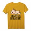 Offizielles Schlafshirt Pyjama Ziege Bock Geiss – Lustiges Geschenk für Langschläfer, Morgenmuffel und Ziegenfans, ideal als Bett- und Schlafzubehör für Damen und Herren