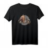 Pin-up auf Motorrad WWII Retro-Poster T-Shirt – Vintage Militär-Design für Biker, Geschichtsinteressierte & WWII-Fans