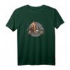 Pin-up auf Motorrad WWII Retro-Poster T-Shirt – Vintage Militär-Design für Biker, Geschichtsinteressierte & WWII-Fans