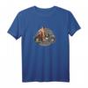 Pin-up auf Motorrad WWII Retro-Poster T-Shirt – Vintage Militär-Design für Biker, Geschichtsinteressierte & WWII-Fans