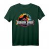 Jurassic Park Tye-Dye T-Rex Movie Logo T-Shirt - Offiziell lizenziertes Dinosaurier Shirt für Fans