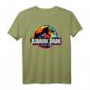 Jurassic Park Tye-Dye T-Rex Movie Logo T-Shirt - Offiziell lizenziertes Dinosaurier Shirt für Fans